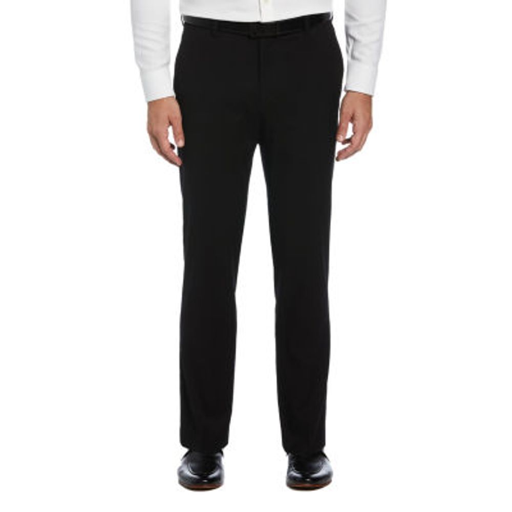 Savane Premium Stretch Gabardine Mens Straight Fit Flat Front Pant