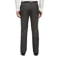 Savane Premium Stretch Gabardine Mens Straight Fit Flat Front Pant