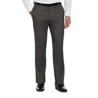 Savane Premium Stretch Gabardine Mens Straight Fit Flat Front Pant