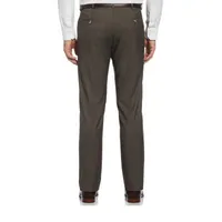 Savane Premium Stretch Gabardine Mens Straight Fit Flat Front Pant