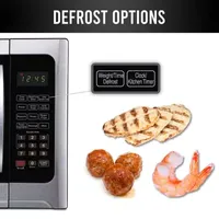 Farberware FM12SSG Professional 1.2 Cu.Ft. Microwave and Grill Oven, 1100 Watt