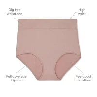 Warners® No Pinching Problems® DigFree Comfort Waist Microfiber Brief 5738