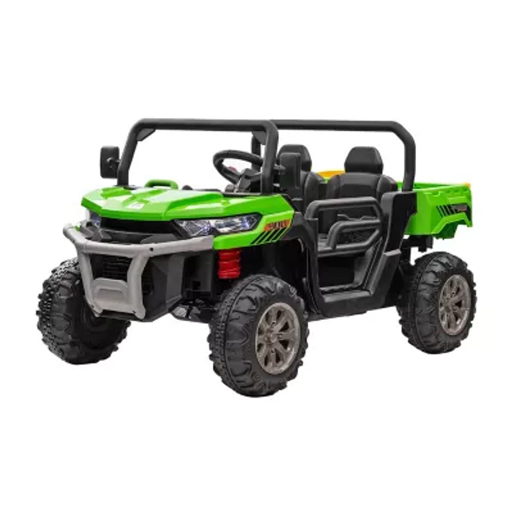 Blazin Wheels 12V Green Utility Truck with R/C