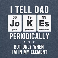 Mens Short Sleeve Dad Jokes Graphic T-Shirt