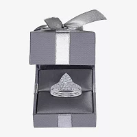 G / Vs2-Si1) Womens 1 CT. T.W. Lab Grown White Diamond 10K Gold Pear Side Stone Halo Bridal Set