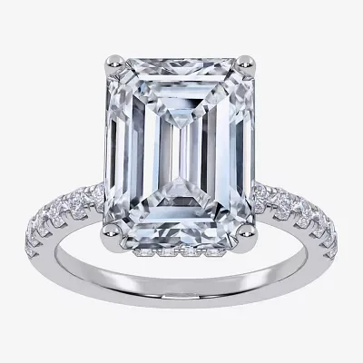 Womens 5 1/2 CT. T.W. White Diamond 14K Gold Side Stone Engagement Ring