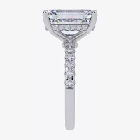 Womens 5 1/2 CT. T.W. White Diamond 14K Gold Side Stone Engagement Ring