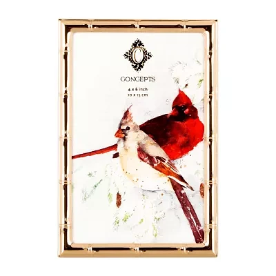 Concepts In Time 5x7 Bamboo Gold Plated 1-Opening Tabletop Frame
