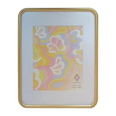 Concepts In Time 16x20 Gold Mat Tubular 1-Opening Tabletop Frame