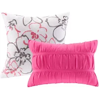 Intelligent Design Cassidy Floral Comforter Set with decorative pillows