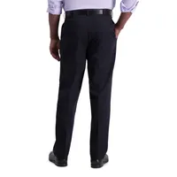 Haggar® Mens Iron Free Classic Fit Flat Front Khaki Pant