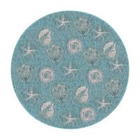 Liora Manne Shells Indoor Outdoor Rectangular Accent Rug