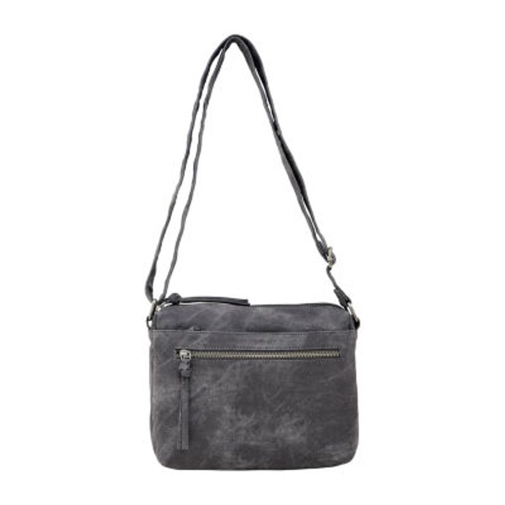 St. John's Bay Triple Zip Crossbody Bag