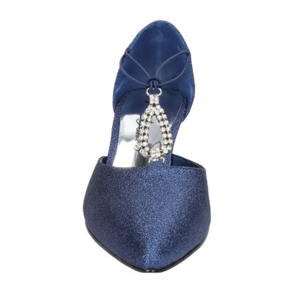 Easy Street Womens Moonlight Pointed Toe Stiletto Heel Pumps