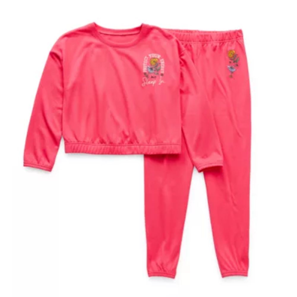 Thereabouts Little & Big Girls 2-pc. Pant Pajama Set