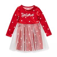 Okie Dokie Toddler Girls Long Sleeve Tutu Dress