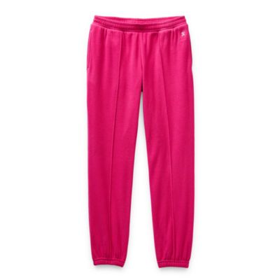 Xersion Little & Big Girls Microfleece Mid Rise Cinched Jogger Pant