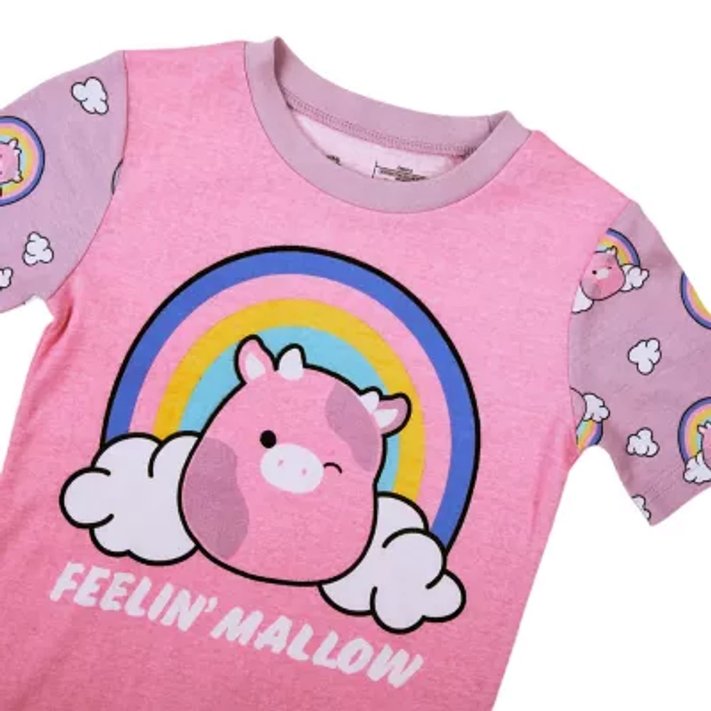 Little & Big Girls 2-pc. Squishmallows Pajama Set