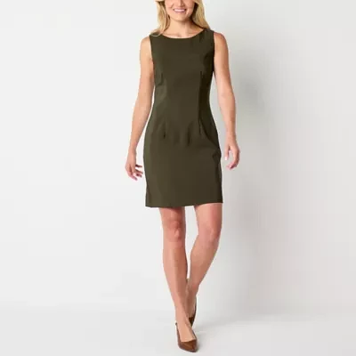 Alyx Womens Sleeveless Sheath Dress