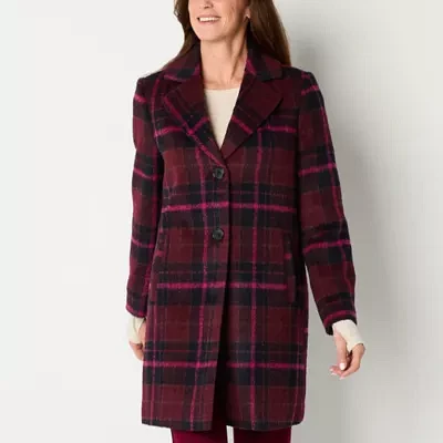 Liz Claiborne Midweight Womens Trench Coat