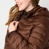 St. John's Bay Womens Plus Midweight Puffer Jacket