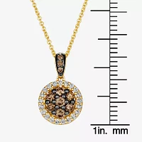 Le Vian® Pendant featuring 1/3 CT. Chocolate Diamonds® 1/6 CT. Nude Diamonds™ set in 14K Honey Gold™