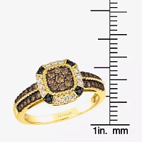 Le Vian® Ring featuring 3/8 CT. Chocolate Diamonds® 1/10 Nude Diamonds™ Blackberry Diamonds®set 14K Honey Gold™