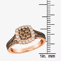 Le Vian® Ring featuring 1/ CT. Chocolate Diamonds® 1/ Nude Diamonds™ set 14K Strawberry Gold