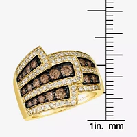 Le Vian® Ring featuring 3/4 CT. Chocolate Diamonds® 1/2 Nude Diamonds™ set 14K Honey Gold™