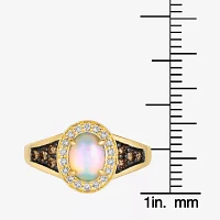 Le Vian® Ring featuring 5/8 CT. Neopolitan Opal™ 1/5 Chocolate Diamonds® 1/6 Nude Diamonds™ set 14K Honey Gold™