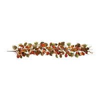 Northlight 5ft X 10in Pumpkin And Berry Unlit Christmas Garland