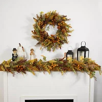 Northlight Berry Harvest Unlit Christmas Garland