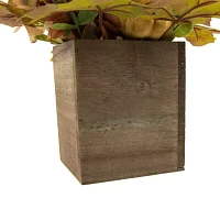 Northlight 10in X 8in Wooden Box Fall Christmas Tabletop Decor