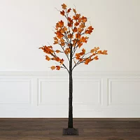 Northlight 6ft Led Maple Leaf Indoor Artificial Tree