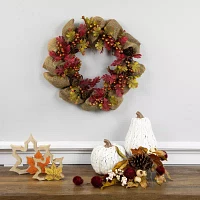 Northlight 18in Acorns And Berries Wreath