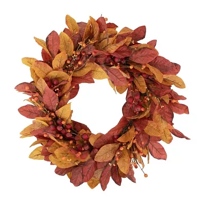 Northlight 24in Berry And Twig Unlit Indoor Wreath