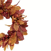 Northlight 24in Berry And Twig Unlit Wreath