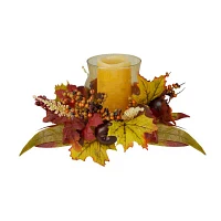 Northlight 15in Hurricane Pillar Candle Holder