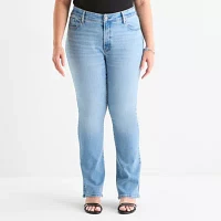 a.n.a-Plus Womens High Rise Vintage Bootcut Jean