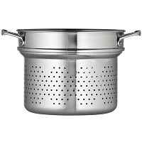 18/10 Stainless Steel 9½" Pasta Insert for Tramontina Gourmet 8-qt. Tri-Ply Clad Stock Pot