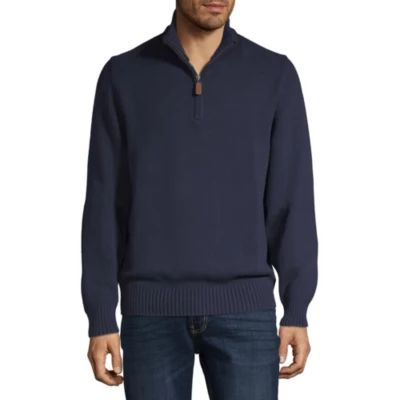 st john's bay mens mock turtleneck