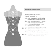 Bijoux Bar Delicates Rose Tone 16 Inch Link Round Strand Necklace
