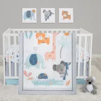 Sammy And Lou Koala  Friends 4-pc. Crib Bedding Set