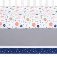 Sammy And Lou Cosmic Rocket 4-pc. Crib Bedding Set