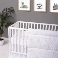 Trend Lab Simply White 3-pc. Crib Bedding Set