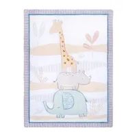 Sammy And Lou Safari Friends 4-pc. Crib Bedding Set