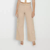 Forever 21 Womens Mid Rise Straight Cargo Pant-Juniors