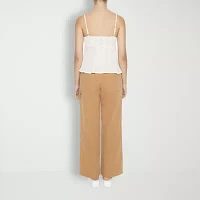 Forever 21 Carpenter Womens Low Rise Wide Leg Cargo Pant-Juniors