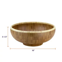 Totally Bamboo 10" Classic Wood Salad Bowl