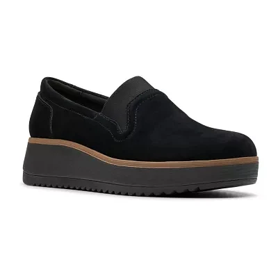 Clarks Womens Zylah Sky Loafers